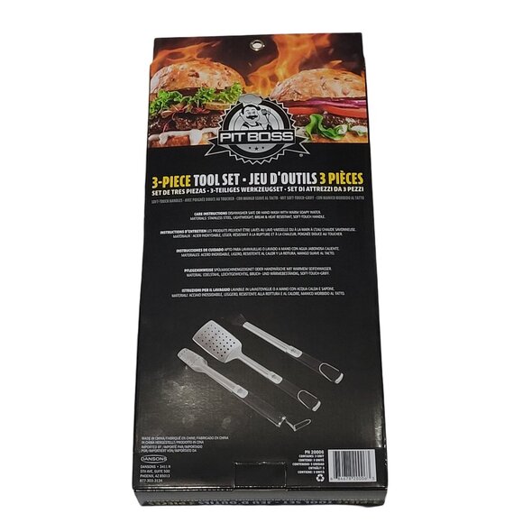 Pit Boss 3 Piece Tool Set BBQ Grill - Picture 5 of 8